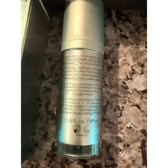New in box Algenist Genius Ultimate Anti-Aging Vitamin C+ Serum 1 fl oz/ 30 ml